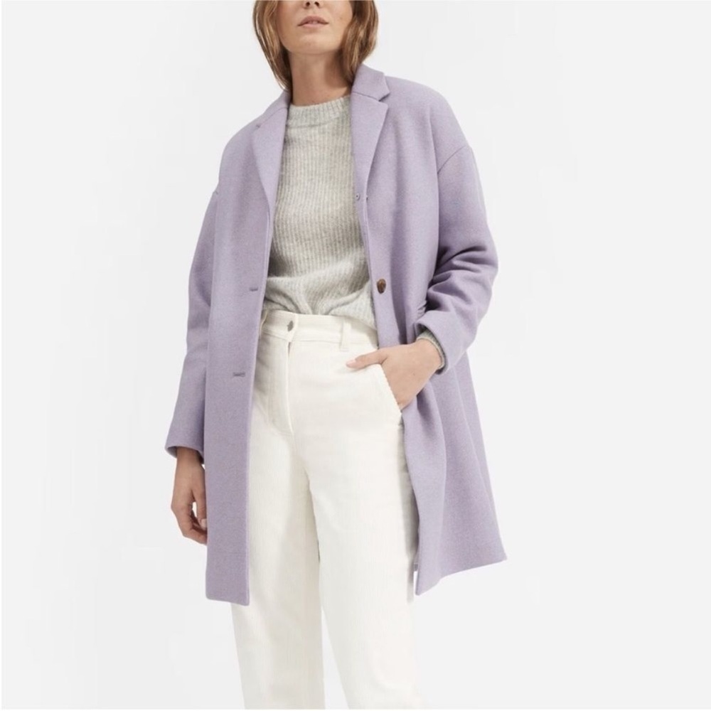 Everlane Women's Lavender Cocoon Coat
